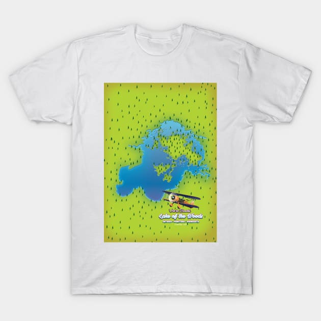 Lake of the Woods T-Shirt by nickemporium1